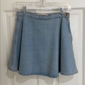 American apparel denim circle skirt